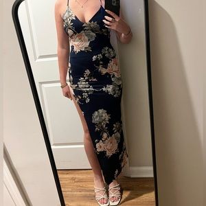 Floral dress from fashion nova size small